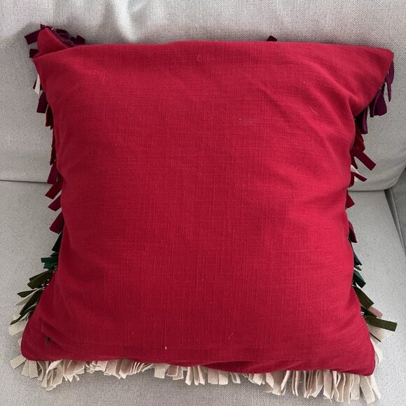 Crate & Barrel Multicolor Kringle Pillow Cover And Cushion Insert Cotton Wool - Picture 3 of 9